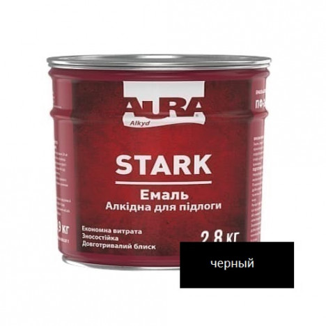 Емаль алкідна AURA Stark  (чорний) 2,8кг