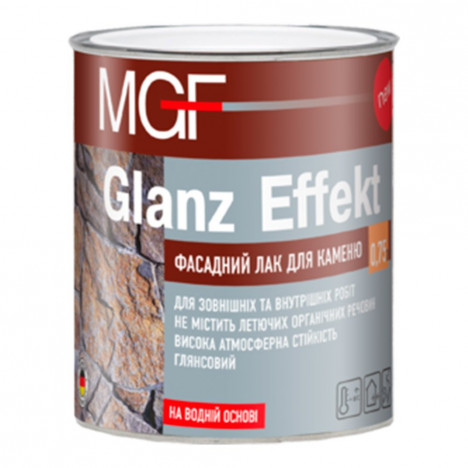 MGF Glanz Effekt фасадный лак для камня 0,75л