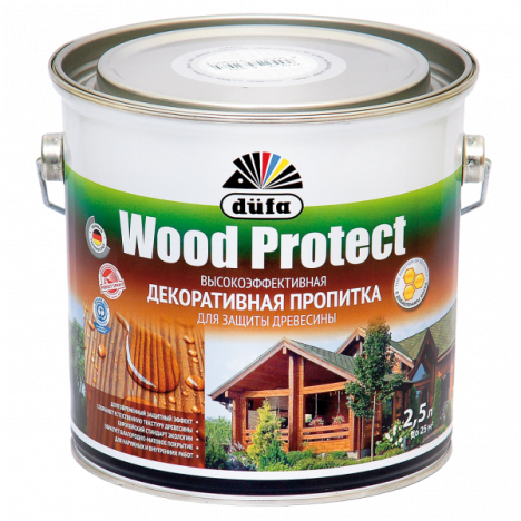 Лазурь Wood Protect Düfa (каштан) 0,75л