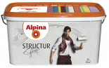 ALPINA Effekt Structur біла структурна фарба з кварцовим піском 5л