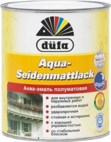 DÜFA Aqua-Seidenmattlack аква-емаль напівматова  2,5л